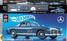 Load image into Gallery viewer, Mattel Brick Shop - Hot Wheels Premium Series Mercedes-Benz 300Sl, Includes 1 Collectible Diecast Car, 1600 Piece Collectible Building Toy Set Maple and Mangoes