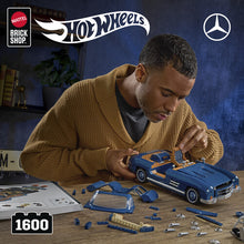 Load image into Gallery viewer, Mattel Brick Shop - Hot Wheels Premium Series Mercedes-Benz 300Sl, Includes 1 Collectible Diecast Car, 1600 Piece Collectible Building Toy Set Maple and Mangoes