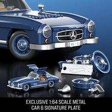 Load image into Gallery viewer, Mattel Brick Shop - Hot Wheels Premium Series Mercedes-Benz 300Sl, Includes 1 Collectible Diecast Car, 1600 Piece Collectible Building Toy Set Maple and Mangoes