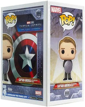 Load image into Gallery viewer, Captain America with Prototype Shield Pop! Vinyl Figure - Entertainment Earth Exclusive (Subtandard Grade Box)