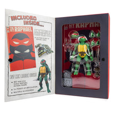 Load image into Gallery viewer, Teenage Mutant Ninja Turtles Best of Donatello, Raphael, Michaelangelo and Leonardo IDW Comic Book and 5-Inch BST AXN Action Figure Set of 4