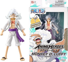 Load image into Gallery viewer, Anime Heroes - One Piece - Monkey D. Luffy 6.5 inch Action Figure Gear 5 Maple and Mangoes