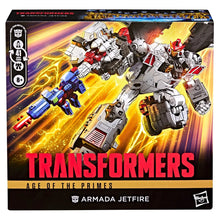 Load image into Gallery viewer, Transformers Generations Age of the Primes Commander Jetfire with Requiem Blaster Maple and Mangoes
