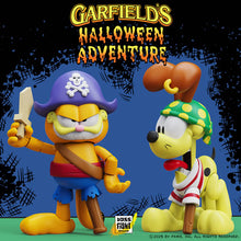Load image into Gallery viewer, Garfield Figures - Garfield’s Halloween Adventure - Pirate Garfield And Pirate Odie 2-Pack Maple and Mangoes
