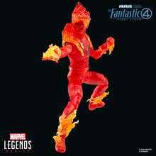 Load image into Gallery viewer, Marvel Legends Series Human Torch, The Fantastic Four: First Steps Johnny Storm Movie Collectible Maple and Mangoes