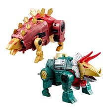 Load image into Gallery viewer, Transformers Generations Selects Age of the Primes G2 Universe Dinobot Slug and Dinobot Snarl Converting Action Figures Maple and Mangoes