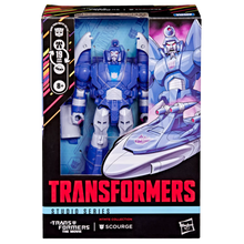 Load image into Gallery viewer, Transformers Studio Series MTMTE Collection The Transformers: The Movie Voyager Class Scourge (Pre-order)*