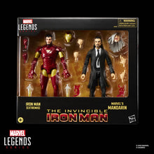 Load image into Gallery viewer, Marvel Legends 6" Figures - Avengers Comics - Iron Man (Extremis) And Marvel’s Mandarin Maple and Mangoes