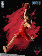 Load image into Gallery viewer, Bandai S.H.Figuarts Action Figure - Monkey D. Luffy -CHICAGO BULLS ver.- "One Piece" × NBA Maple and Mangoes