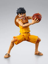 Load image into Gallery viewer, Bandai S.H.Figuarts Action Figure - Monkey D. Luffy -LOS ANGELES LAKERS ver.- "One Piece" × NBA Maple and Mangoes