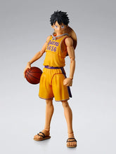 Load image into Gallery viewer, Bandai S.H.Figuarts Action Figure - Monkey D. Luffy -LOS ANGELES LAKERS ver.- "One Piece" × NBA Maple and Mangoes