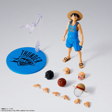 Load image into Gallery viewer, Bandai S.H.Figuarts Action Figure - Monkey D. Luffy -OKLAHOMA CITY THUNDER ver.- "One Piece" × NBA Maple and Mangoes