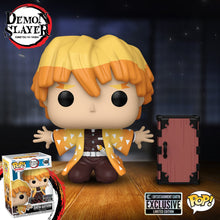 Load image into Gallery viewer, Demon Slayer Zenitsu Protecting Nezuko's Box Funko Pop! Vinyl Figure #1488 - Entertainment Earth Exclusive