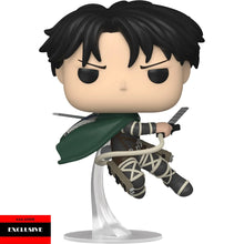 Load image into Gallery viewer, Attack on Titan Captain Levi Ackerman Pop! Vinyl Figure #1315 - AAA Anime Exclusive Maple and Mangoes