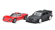 Load image into Gallery viewer, Premium 2-Pack Alfa Romeo 155 V6 Ti / '69 Alfa Romeo 33 Stradale Maple and Mangoes
