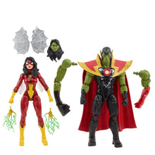 Load image into Gallery viewer, Avengers 60th Anniversary Marvel Legends Skrull Queen and Super-Skrull 6-Inch Action Figures Maple and Mangoes