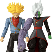 Load image into Gallery viewer, Dragon Ball Super Dragon Stars Battle Pack Future Trunks vs. Fusion Zamasu Action Figure 2-Pack Maple and Mangoes