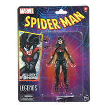 Load image into Gallery viewer, Spider-Man Retro Marvel Legends Jessica Drew Spider-Woman 6-Inch Action Figure Maple and Mangoes
