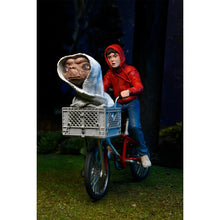 Load image into Gallery viewer, NECA - E.T. the Extra-Terrestrial Elliott and E.T. on Bicycle 40th Anniversary 7-Inch Scale Action Figure Maple and Mangoes