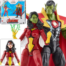 Load image into Gallery viewer, Avengers 60th Anniversary Marvel Legends Skrull Queen and Super-Skrull 6-Inch Action Figures Maple and Mangoes