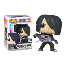 Load image into Gallery viewer, FUNKO POP! SPECIALTY SERIES ANIMATION: Boruto - Sasuke w/ Cape (NoArm) Maple and mangoes