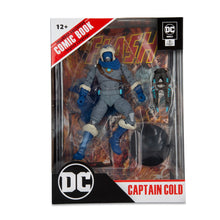 Load image into Gallery viewer, The Flash Captain Cold Page Punchers 7-Inch Scale Action Figure with The Flash Comic Book Maple and Mangoes