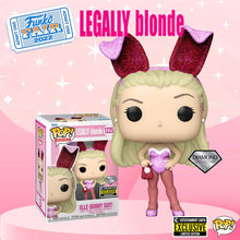 Load image into Gallery viewer, Legally Blonde Elle Woods Bunny Diamond Glitter Pop! Vinyl Figure – Entertainment Earth Exclusive