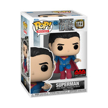 Load image into Gallery viewer, Justice League Superman Pop! Vinyl Figure - AAA Anime Exclusive Maple and Mangoes