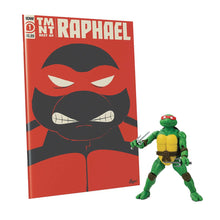 Load image into Gallery viewer, Teenage Mutant Ninja Turtles Best of Donatello, Raphael, Michaelangelo and Leonardo IDW Comic Book and 5-Inch BST AXN Action Figure Set of 4
