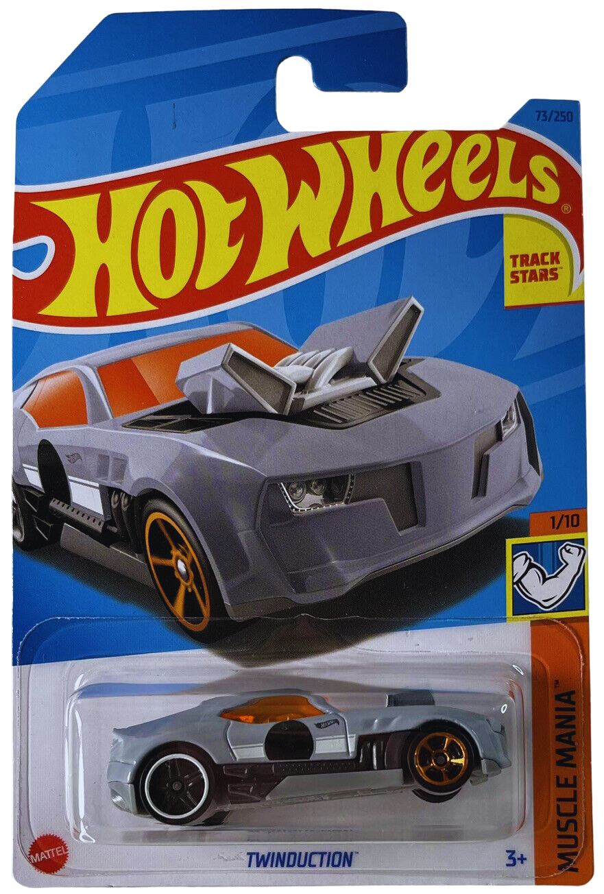Hot Wheels TWINDUCTION Grey 73/250 Muscle Mania 1/10 2023