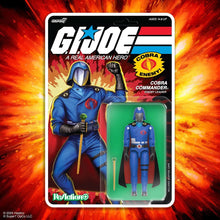 Load image into Gallery viewer, G.I. Joe Cobra Commander (Movie, Black Cape) 3 3/4-Inch ReAction+ Figure Maple and Mangoes
