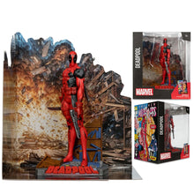 Load image into Gallery viewer, Marvel Wave 1 Deadpool The New Mutants #98 1:10 Scale Posed Figure with Scene Maple and Mangoes
