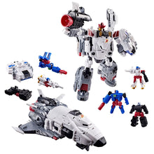 Load image into Gallery viewer, Transformers Generations Age of the Primes Commander Jetfire with Requiem Blaster Maple and Mangoes
