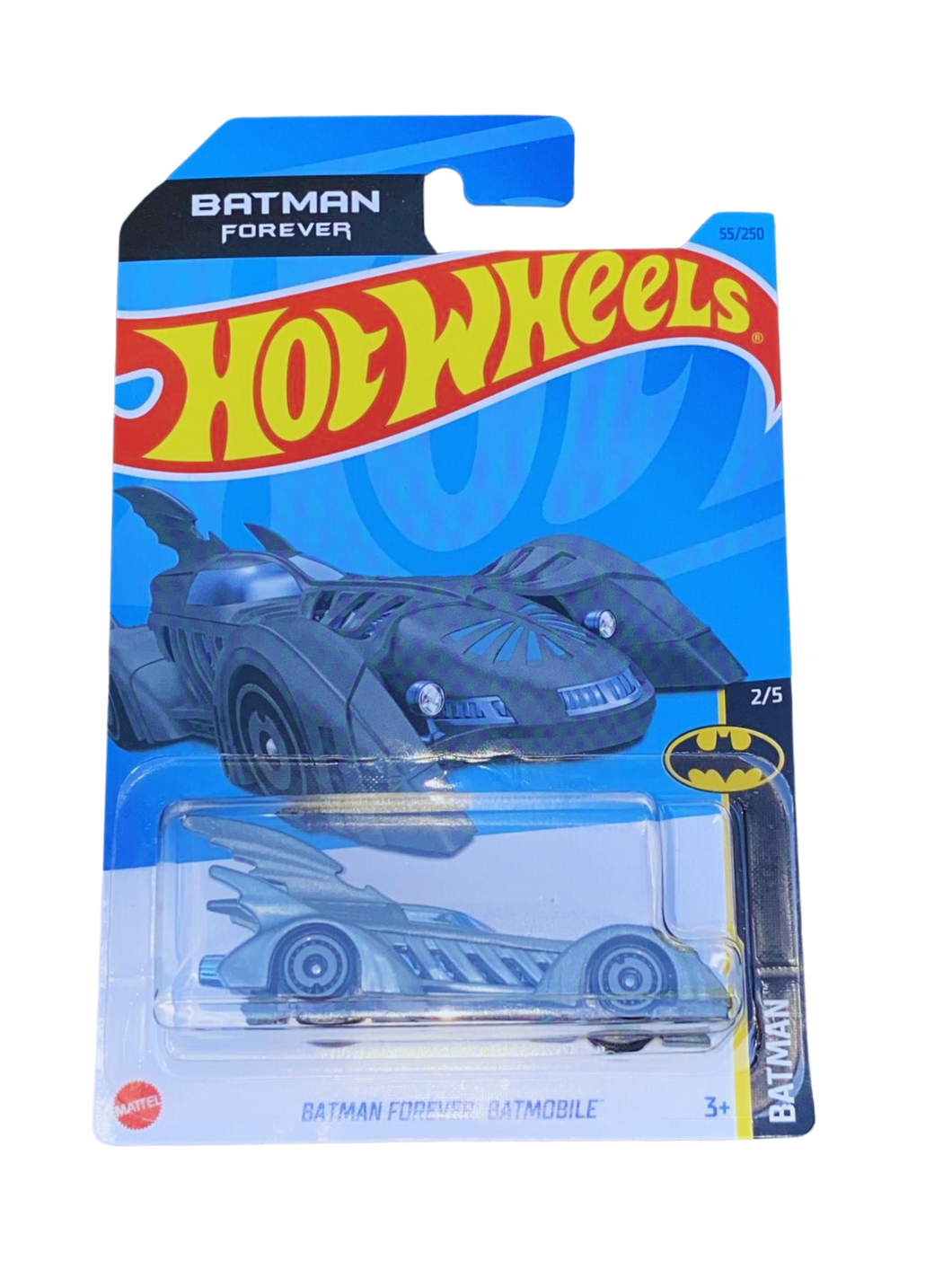 Hot Wheels Batman Forever Batmobile Gray #55 - 2023 Batman