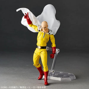 Revoltech Amazing Yamaguchi Saitama One Punch Man Action Figure Limited Bonus Set Maple and Mangoes