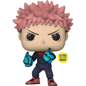 Jujutsu Kaisen Yuji Itadori Divergent Fist Glow-in-the Dark Funko Pop! Vinyl Figure #1376 - AAA Anime Exclusive Maple and Mangoes
