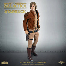 Load image into Gallery viewer, Battlestar Galactica Lieutenant Starbuck 1:6 Scale Action Figure Maple and Mangoes
