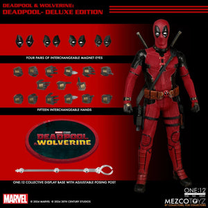 Deadpool &amp; Wolverine: Deadpool Deluxe Edition One:12 Collective Action Figure Maple and Mangoes