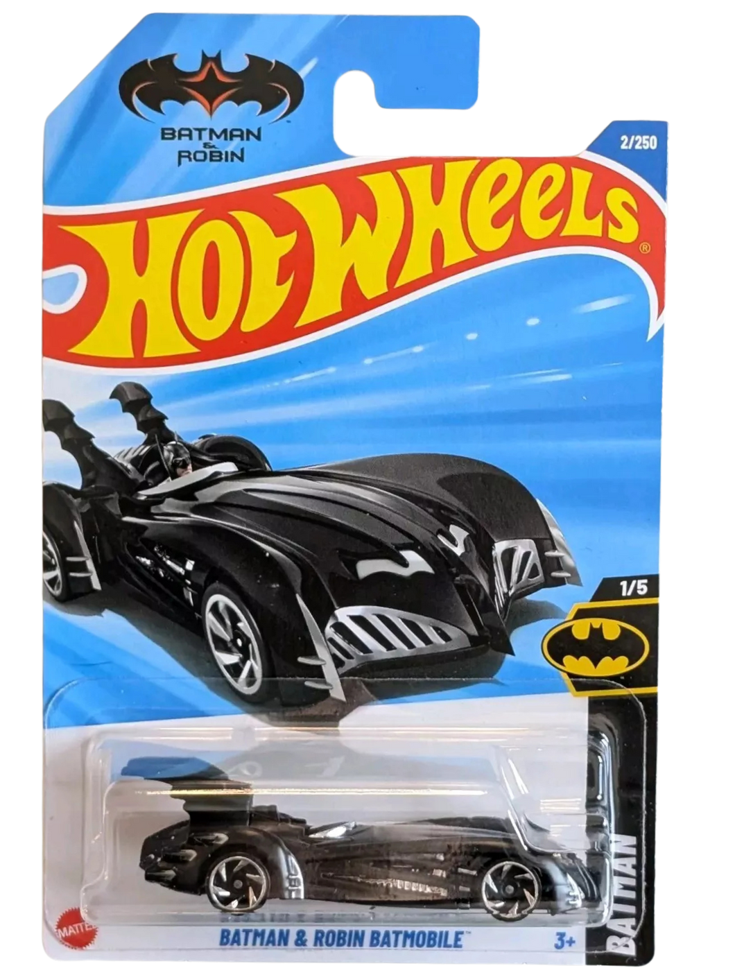 2025 Hot Wheels Batman & Robin Batmobile 2/250 Batman 1/5 Maple and Mangoes
