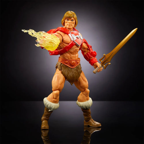 Masters of the Universe Masterverse New Eternia Thunder Punch He-Man Action Figure Maple and Mangoes