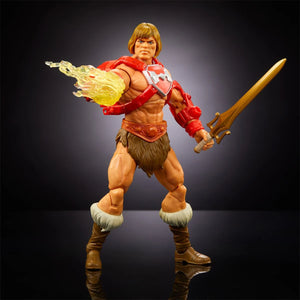 Masters of the Universe Masterverse New Eternia Thunder Punch He-Man Action Figure Maple and Mangoes