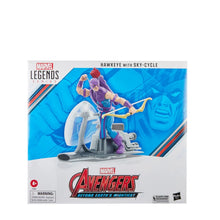 Load image into Gallery viewer, Avengers 60th Anniversary Marvel Legends Hawkeye with Sky-Cycle 6 Inch Action Figure Maple and Mangoes
