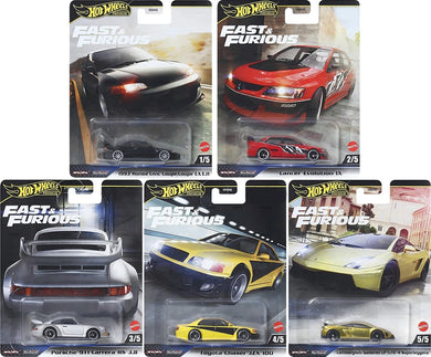 Hot Wheels Fast and Furious 2025 Mix 4 Vehicle Case of 5 Maple and Mangoes