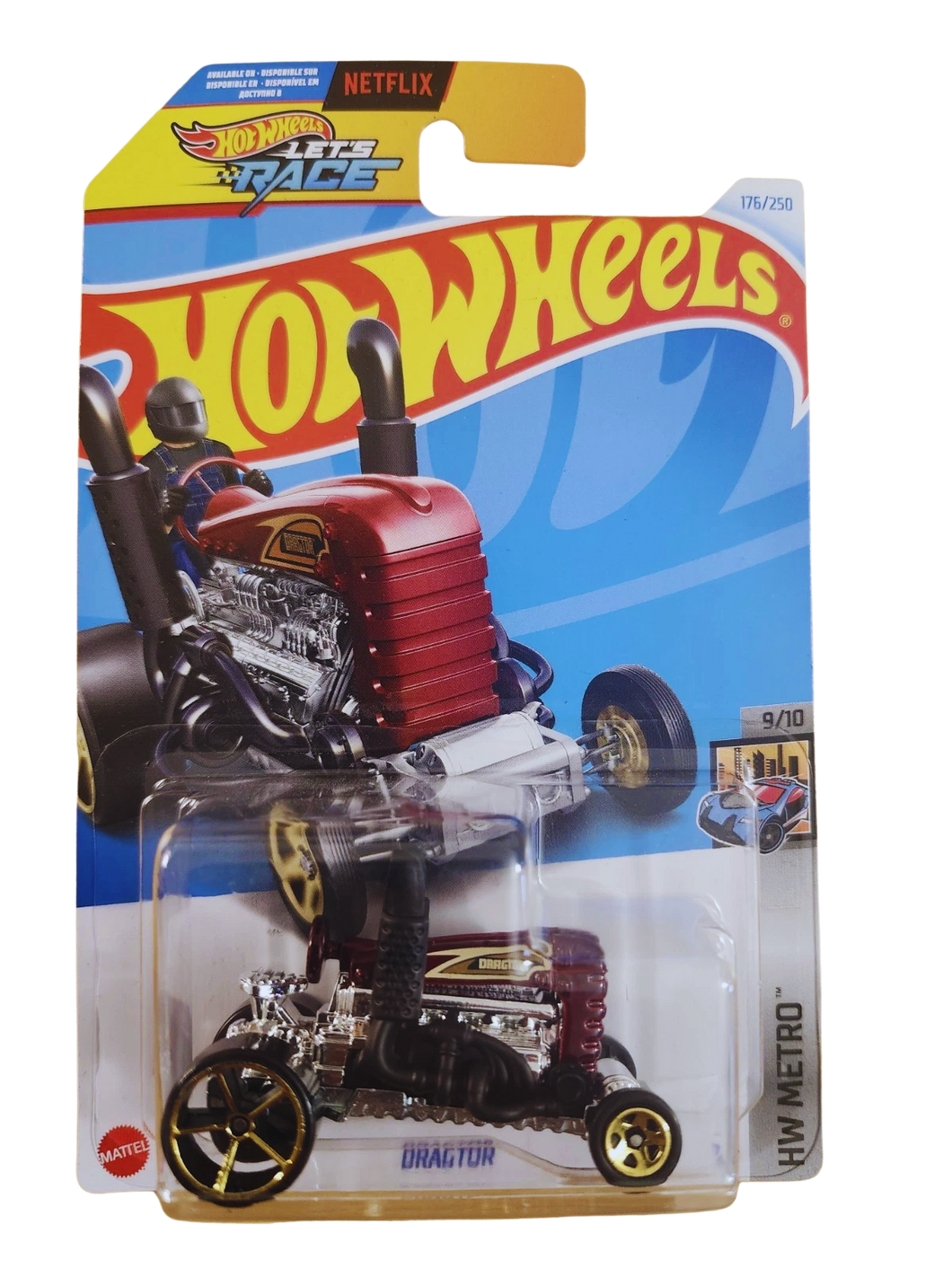 Hot Wheels 2024 Dragtor HW Metro Netflix Let's Race Toy Tractor  Maple and Mangoes