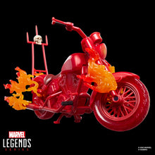 Load image into Gallery viewer, Marvel Legends Series Ghost Rider, Johnny Blaze Action Figure with Motorcycle Maple and Mangoes
