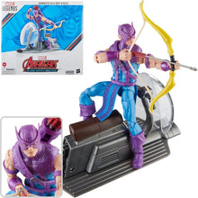 Load image into Gallery viewer, Avengers 60th Anniversary Marvel Legends Hawkeye with Sky-Cycle 6 Inch Action Figure Maple and Mangoes
