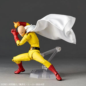Revoltech Amazing Yamaguchi Saitama One Punch Man Action Figure Limited Bonus Set Maple and Mangoes