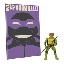 Load image into Gallery viewer, Teenage Mutant Ninja Turtles Best of Donatello, Raphael, Michaelangelo and Leonardo IDW Comic Book and 5-Inch BST AXN Action Figure Set of 4
