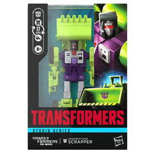 Load image into Gallery viewer, Transformers Studio Series Voyager Class Transformers: The Movie Constructicon Scrapper Maple and Mangoes
