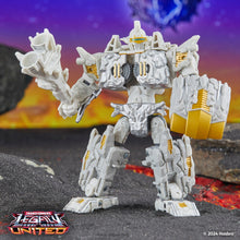 Load image into Gallery viewer, Transformers Legacy United Deluxe Class Infernac Universe Nucleous Maple and Mangoes
